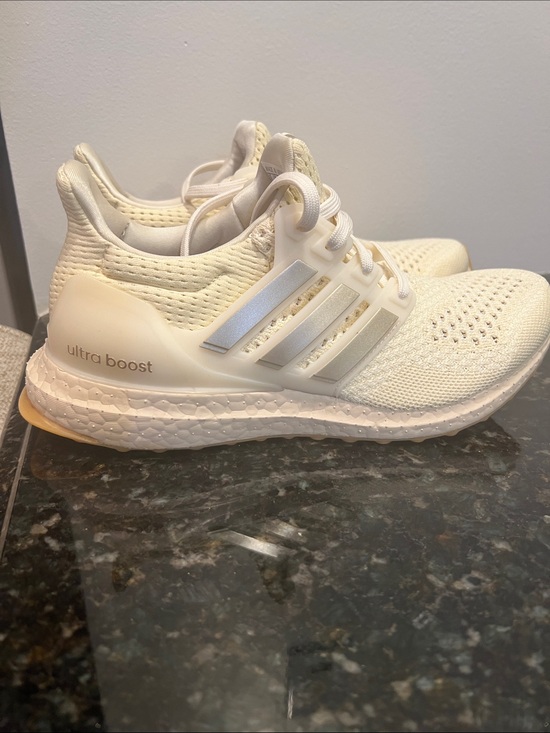 adidas Shoes - adidas Ultra Boost 1.0 Women's Running Shoes - Off-White/Cream 6.5W